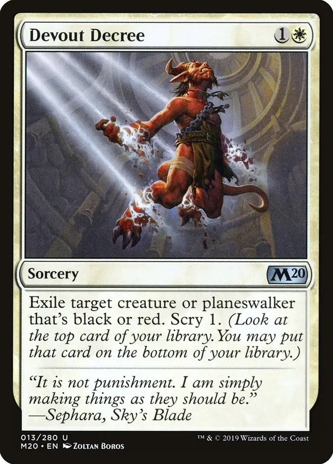 Devout Decree (13) (M20) 1