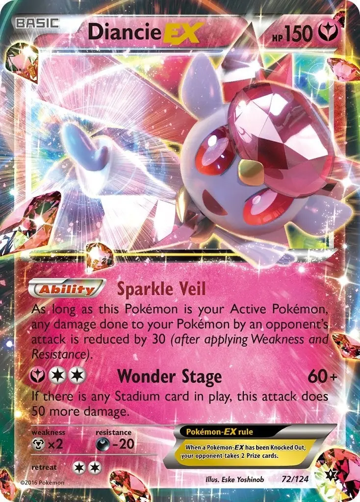 Diancie Ex (72/124) (Fco) 1