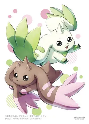 Digimon Card Sleeve - Terriermon And Lopmon 60 Ct 1