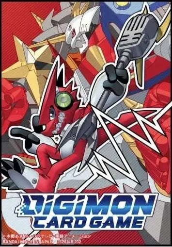 Digimon Tcg: Official Card Sleeves (Shoutmon & Omegashoutmon) 1
