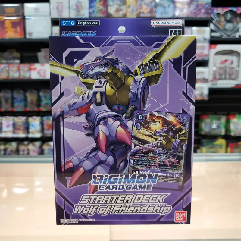 Digimon Tcg: Starter Deck - Wolf Of Friendship Starter Deck [St-16] 1