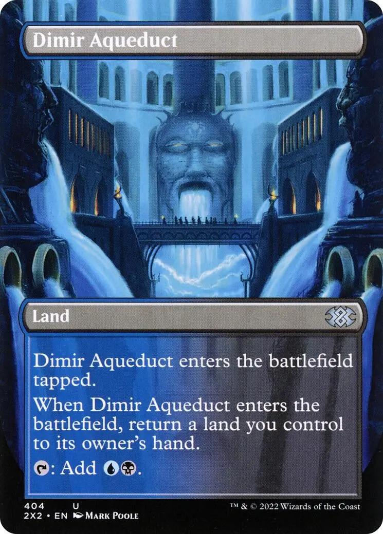 Dimir Aqueduct (Borderless) (404) (2X2) 1