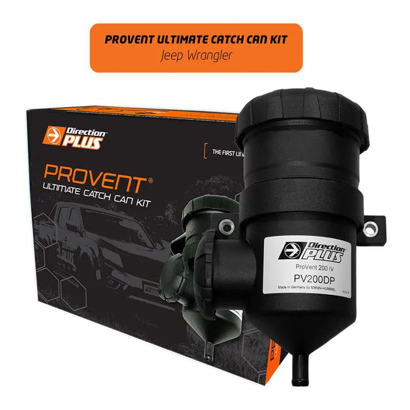 Direction Plus Provent Oil Catch Can - Jeep Wrangler Jk 2.8L Diesel 2007-2017 1