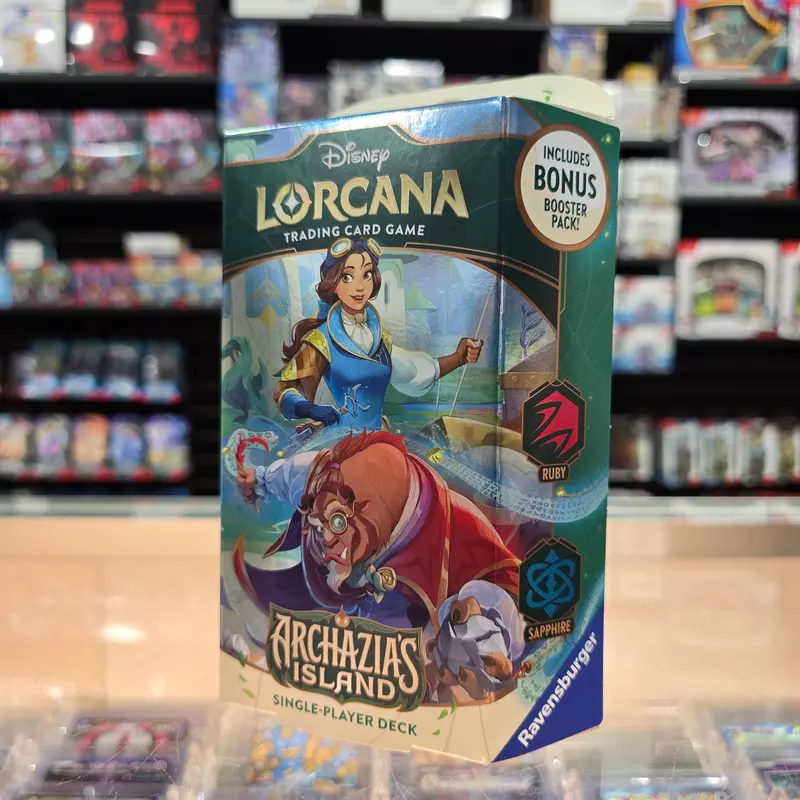 Disney Lorcana: Disney Lorcana: Archazia's Island - Starter Deck (Ruby/Saphire) 1