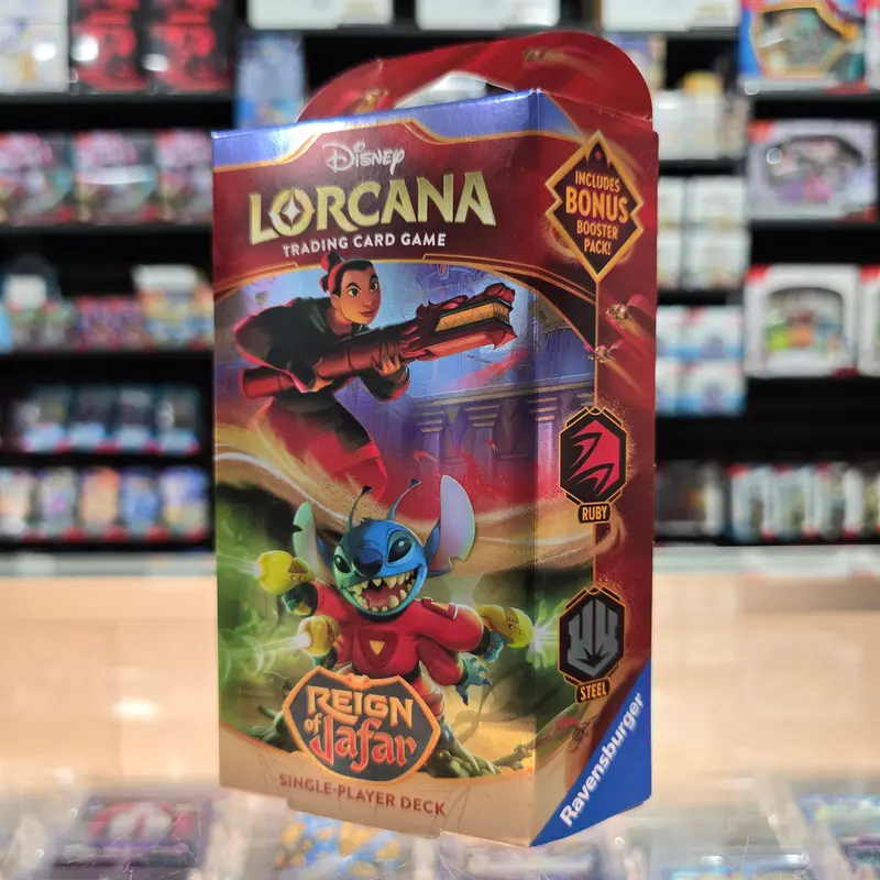 Disney Lorcana: Reign Of Jafar - Starter Deck (Ruby & Steel) 1