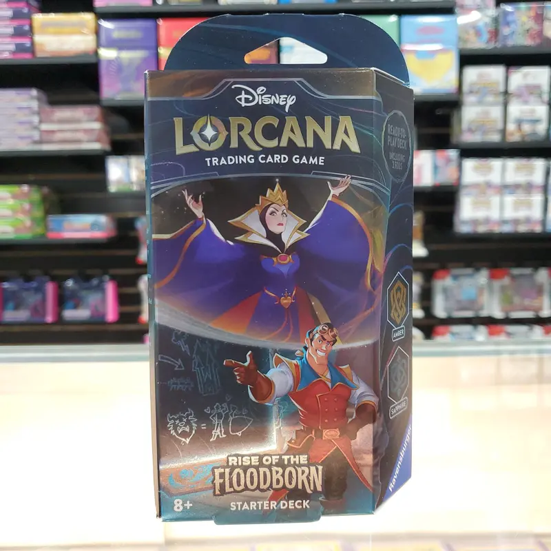 Disney Lorcana: Rise Of The Floodborn - Starter Deck (Amber & Sapphire) 1