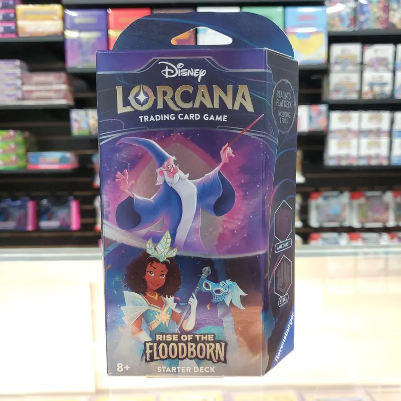 Disney Lorcana: Rise Of The Floodborn - Starter Deck (Amethyst & Steel) 1