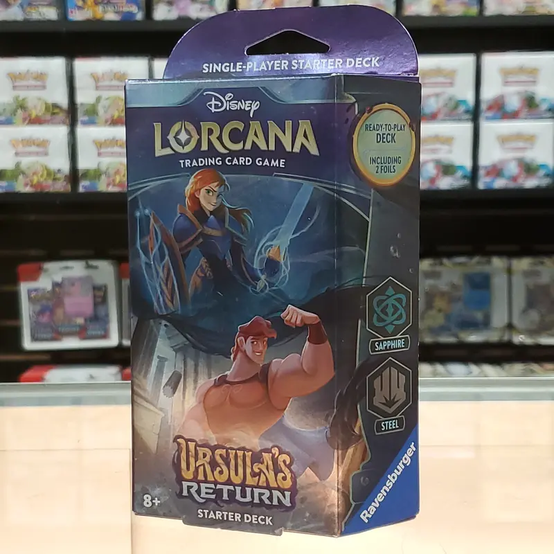 Disney Lorcana: Ursula's Return - Starter Deck (Sapphire & Steel) 1