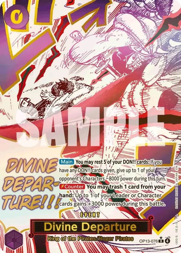 Divine Departure (Alternate Art) (Op13-076) (Op13) 1