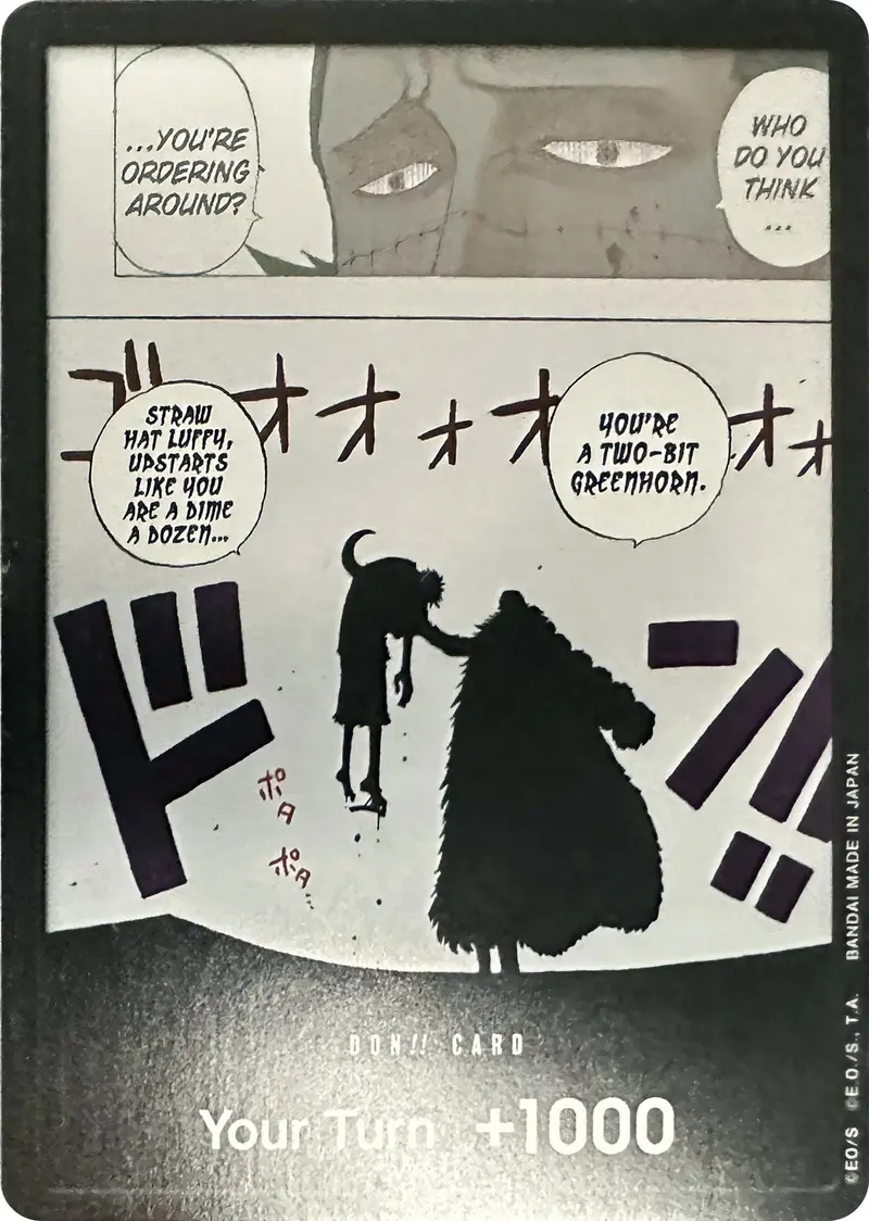 Don!! Card (Black & White) (Special Don!! Card Pack) (Op04) 1