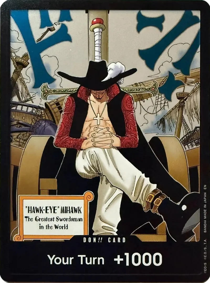 Don!! Card (Dracule Mihawk) (Op14) 1