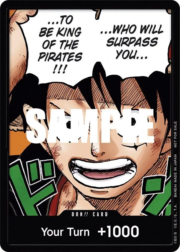 Don!! Card (Monkey.D.Luffy) (1St Anniversary Don!! Card Pack) (Op-Pr) 1