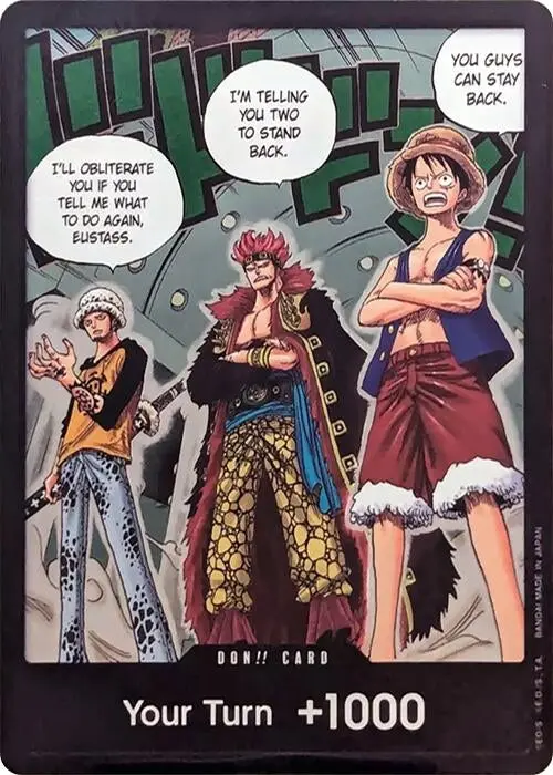 Don!! Card (Trafalgar Law, Eustass Kid And Monkey.D.Luffy) (Double Pack Set Vol. 4) (Op07) 1