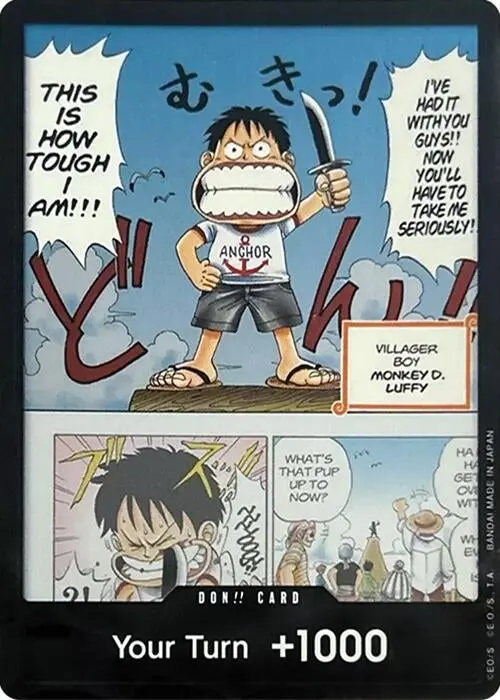 Don!! Card (Young Luffy) (Devil Fruits Collection Vol. 1) (Op-Pr) 1