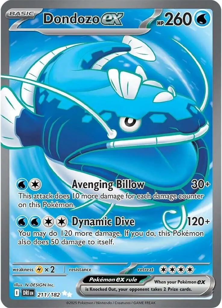 Dondozo Ex (211/182) (Dri) 1