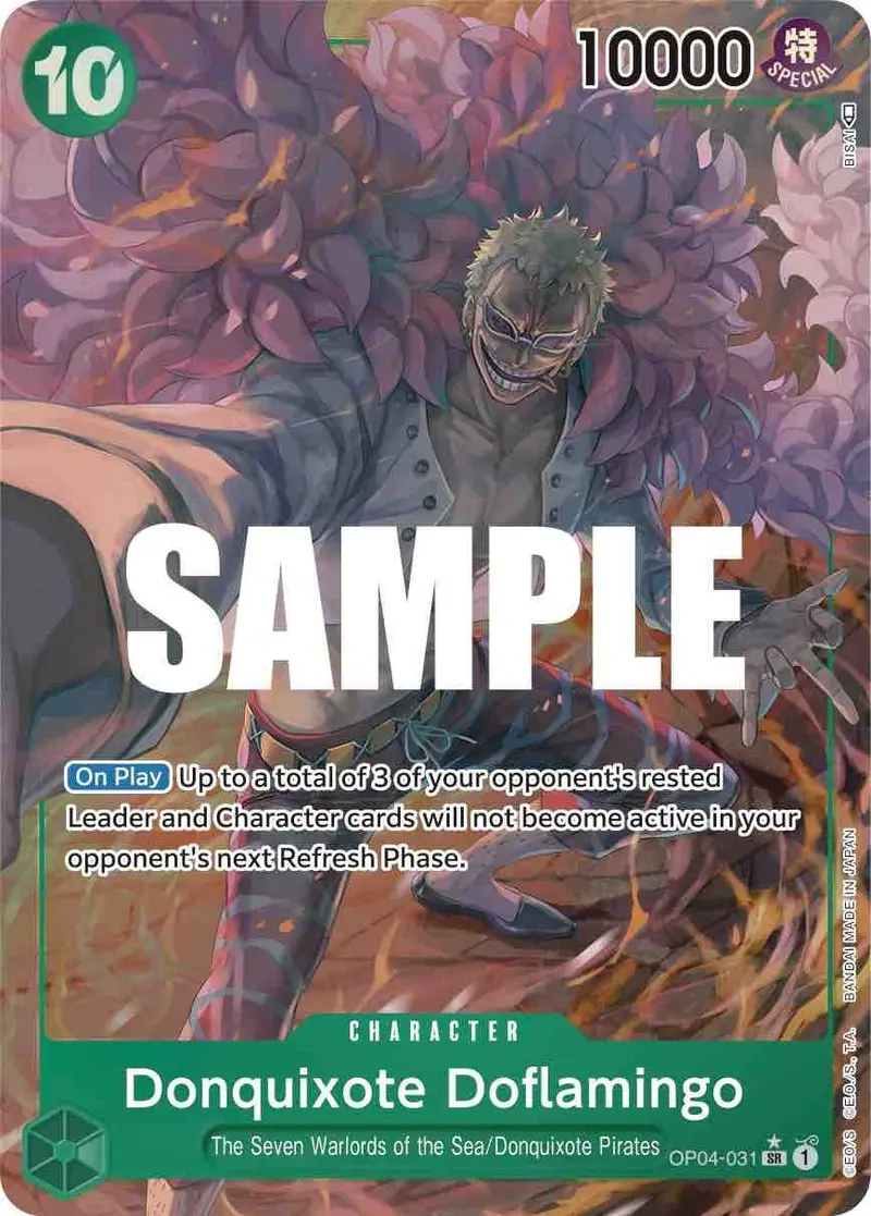 Donquixote Doflamingo (031) (Alternate Art) (Op04-031) (Op04) 1