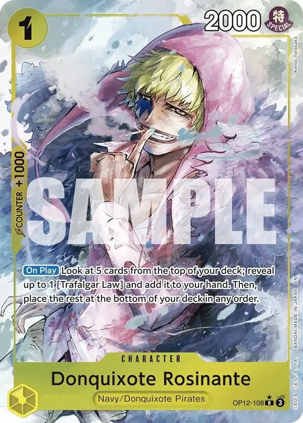 Donquixote Rosinante (108) (Alternate Art) (Op12-108) (Op12) 1