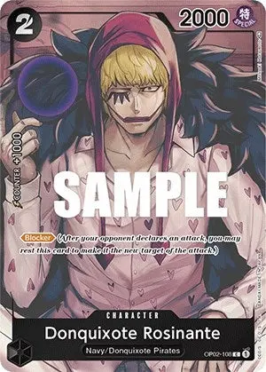 Donquixote Rosinante (Box Topper) (Op02-108) (Op02) 1