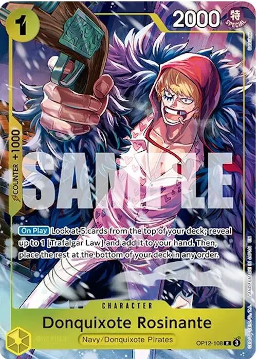 Donquixote Rosinante (Illustration Box Vol.6) (Op12-108) (Op-Pr) 1