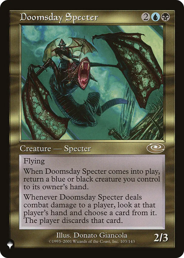 Doomsday Specter [The List] 1