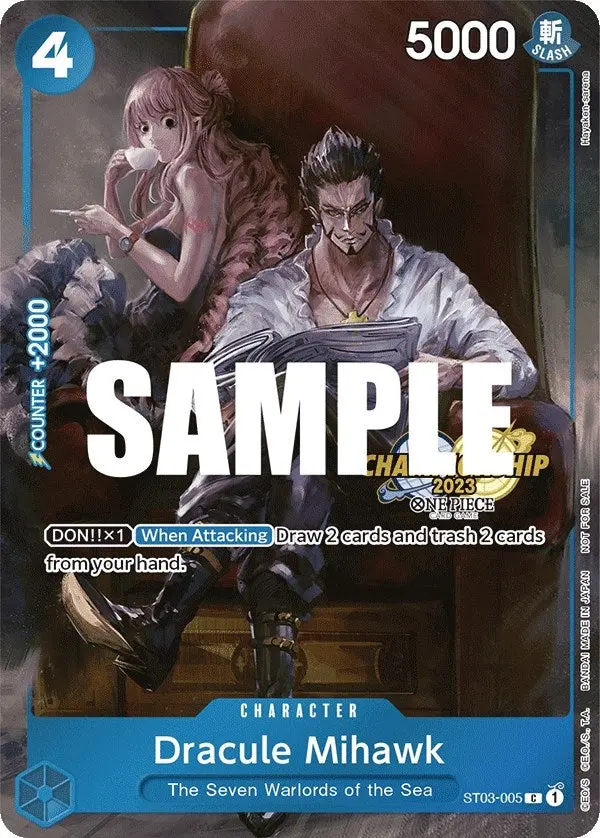 Dracule Mihawk (Cs 2023 Celebration Pack) (St03-005) (Op-Pr) 1