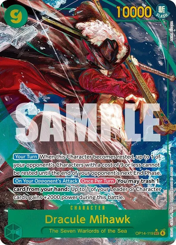 Dracule Mihawk - Op14-119 (Alternate Art) (Op14-119) (Op14) 1