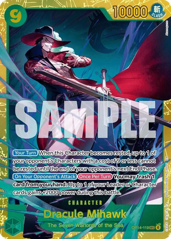 Dracule Mihawk - Op14-119 (Op14-119) (Op14) 1