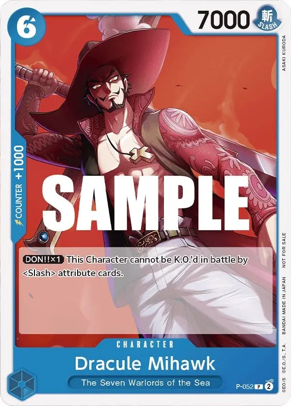 Dracule Mihawk (Sealed Battle Kit Vol. 1) (P-052) (Op-Pr) 1