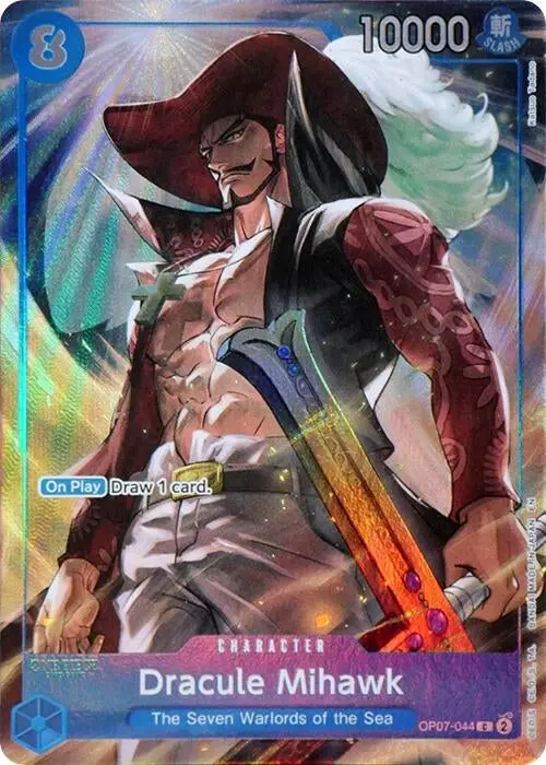Dracule Mihawk (Seven Warlords Of The Sea Binder Set) (Op07-044) (Op-Pr) 1