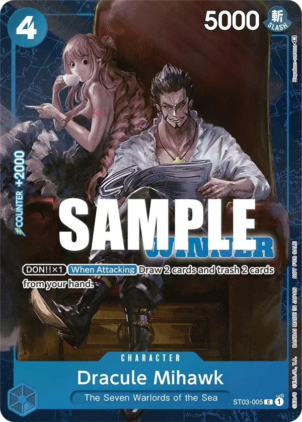 Dracule Mihawk (Winner Pack Vol. 4) (St03-005) (Op-Pr) 1