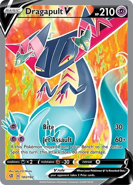 Dragapult V (Full Art) (183/192) (Swsh02) 1