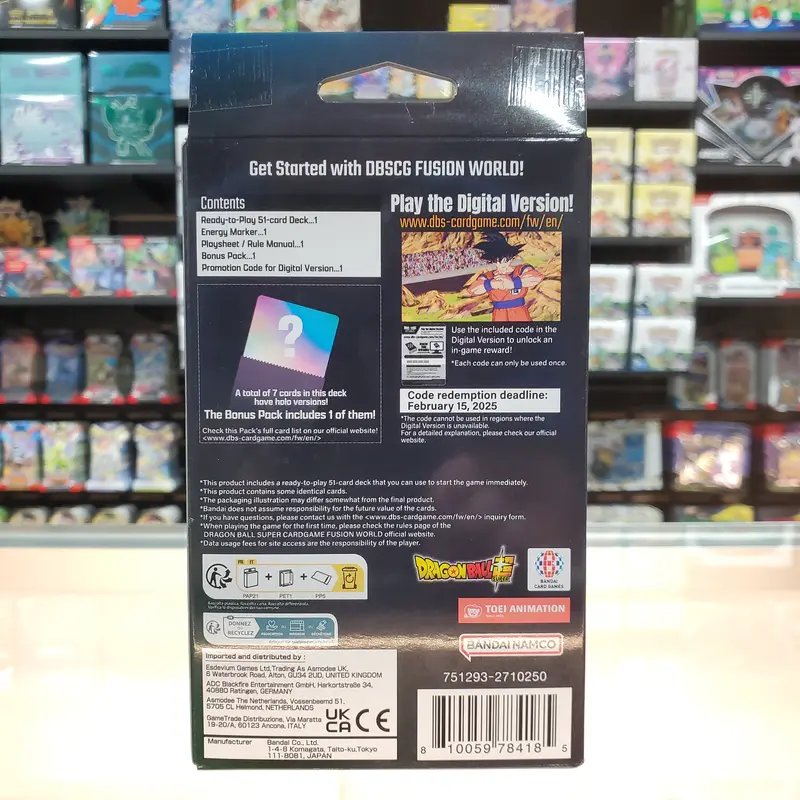 Dragon Ball Super Tcg: Fusion World: Starter Deck - Broly (Fs03) 2