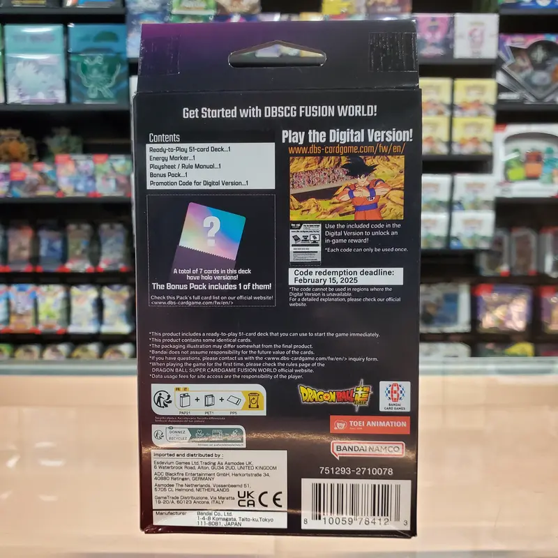 Dragon Ball Super Tcg: Fusion World: Starter Deck - Son Goku (Fs01) 2