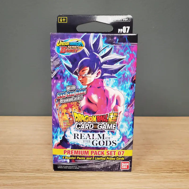 Dragon Ball Super Tcg: Realm Of The Gods Premium Pack Set 1