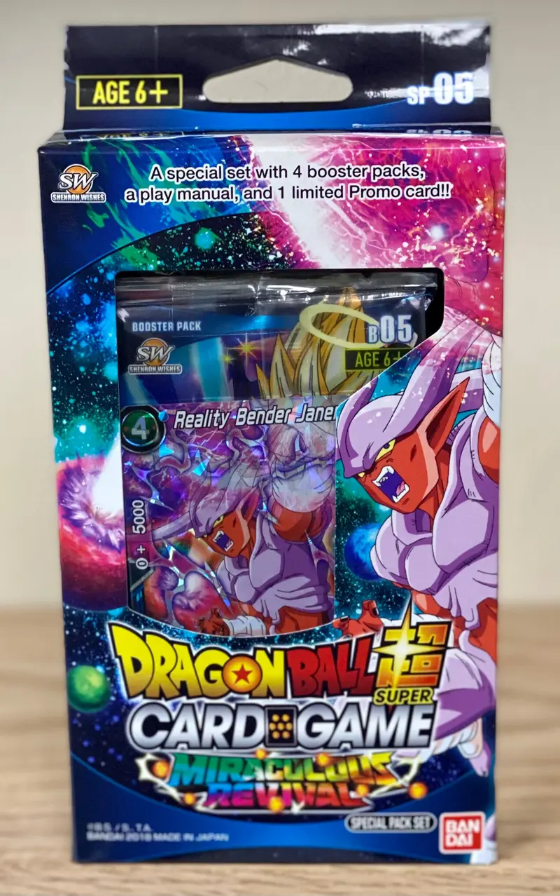 Dragon Ball Super Tcg: Series 5 - Miraculous Revival Special Pack Set 1