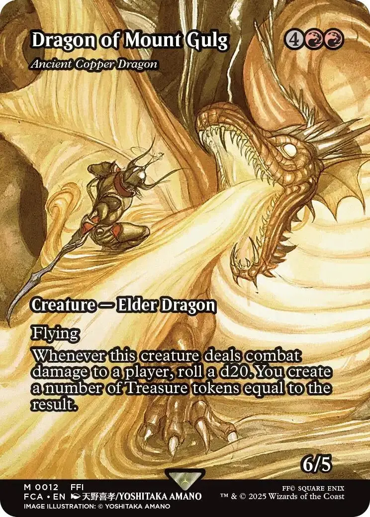 Dragon Of Mount Gulg - Ancient Copper Dragon (Showcase) (12) (Fca) 1
