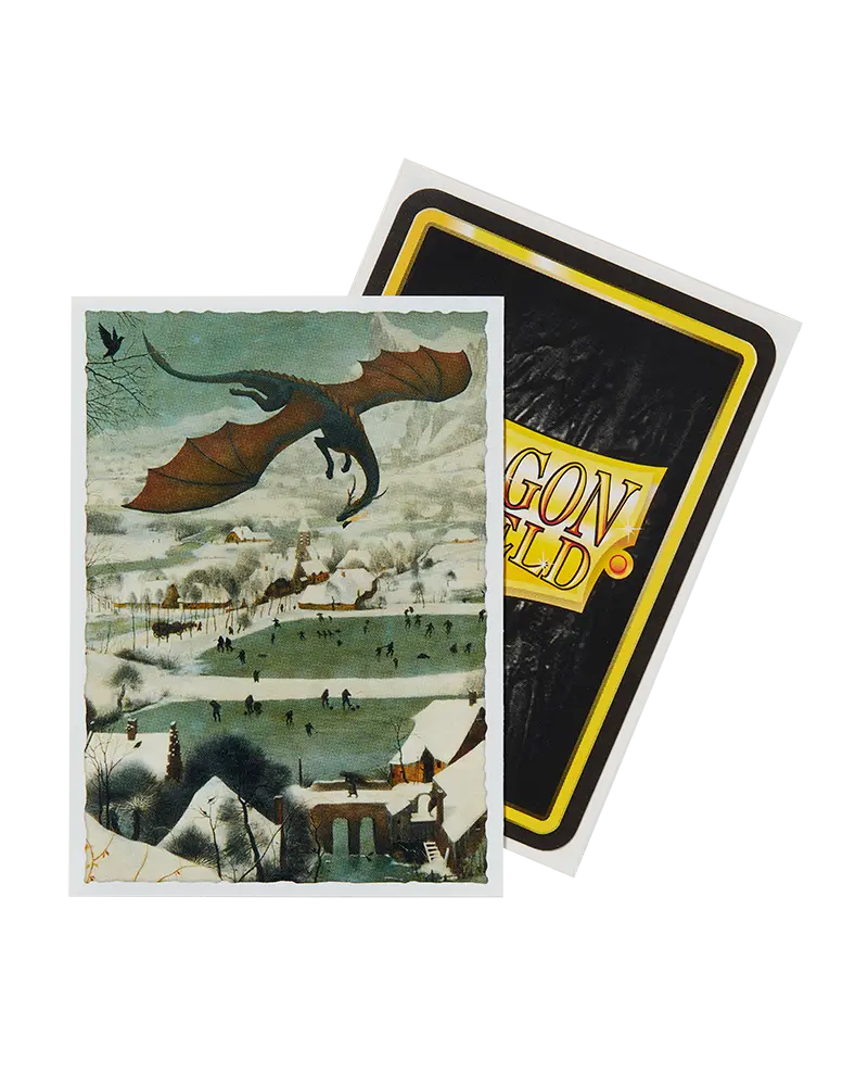 Dragon Shield Deck Protector - Art Classic Hunters In The Snow 100 Ct 1