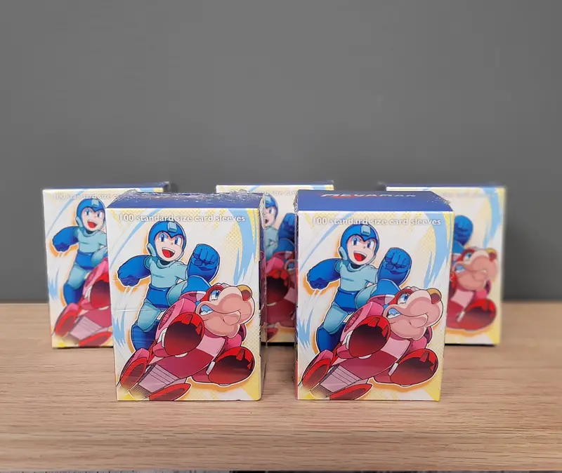 Dragon Shield Deck Protector - Art Classic Mega Man & Rush 100 Ct 1