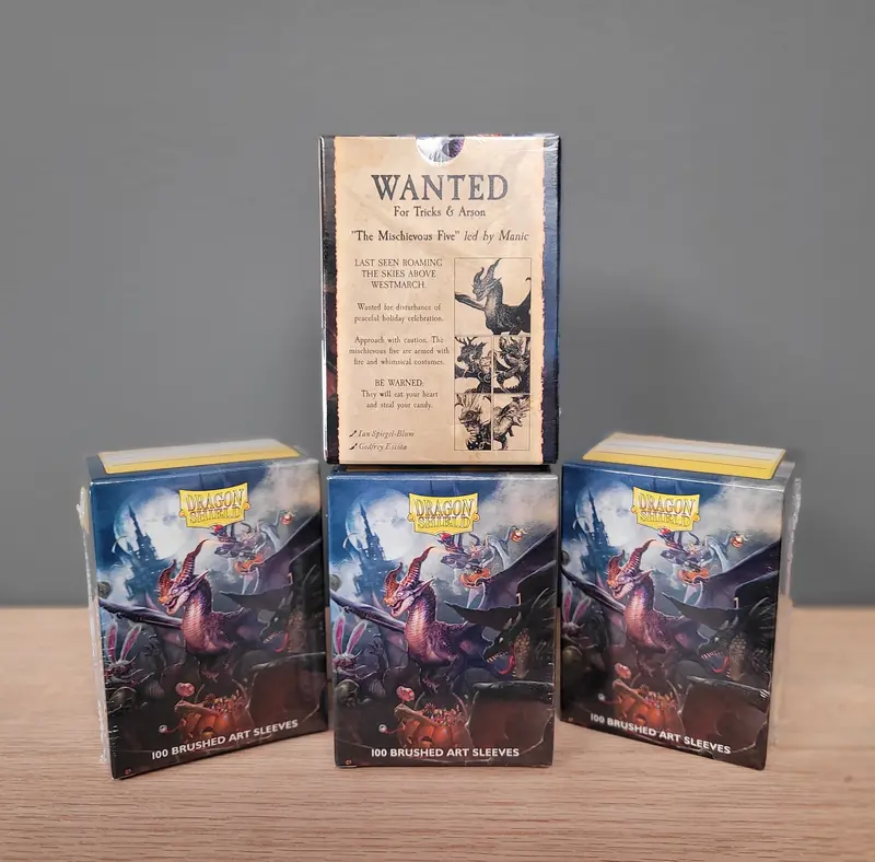 Dragon Shield Deck Protector - Brushed Art Halloween Dragon 2021 1