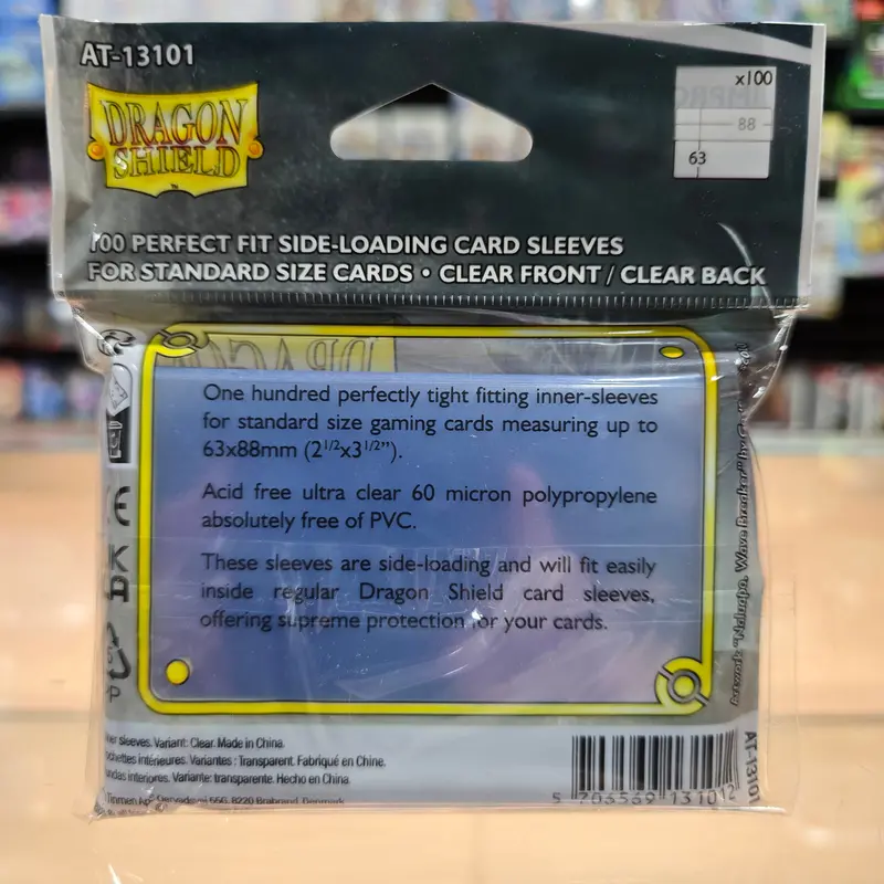 Dragon Shield Deck Protector - Perfect Fit Side Load Clear 2