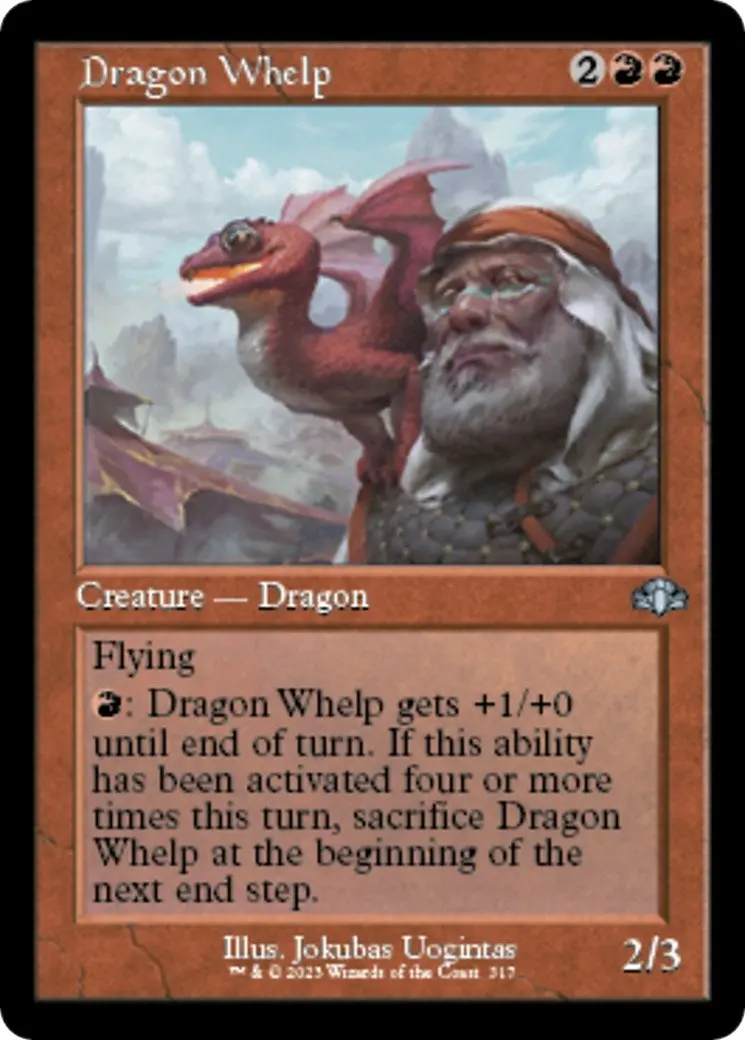 Dragon Whelp (Retro Frame) (317) (Dmr) 1