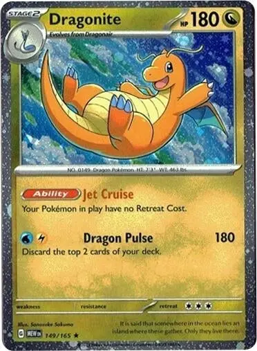Dragonite 149/165 (Cosmos Holo) (149/165) (Mcap) 1