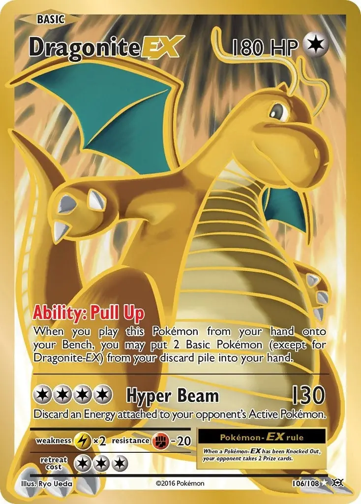 Dragonite Ex (Full Art) (106/108) (Evo) 1