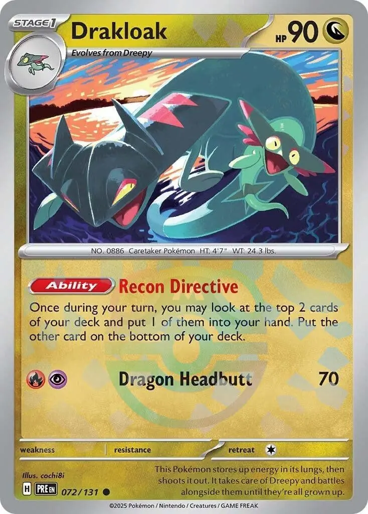 Drakloak (Master Ball Pattern) (072/131) (Pre) 1