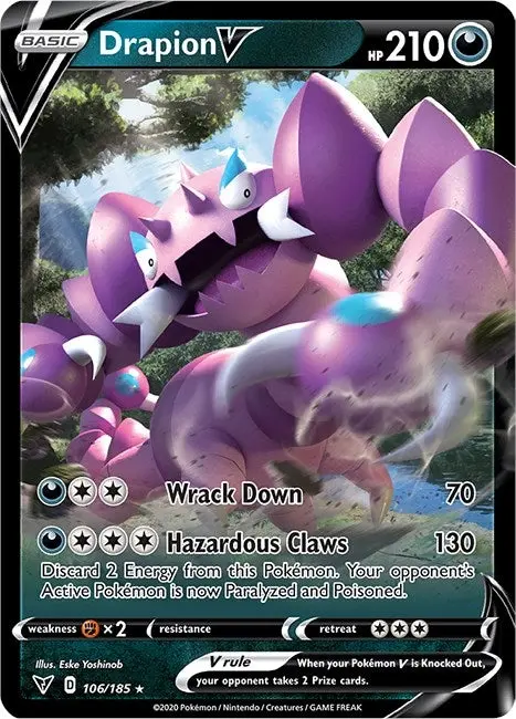 Drapion V (106/185) (Swsh04) 1