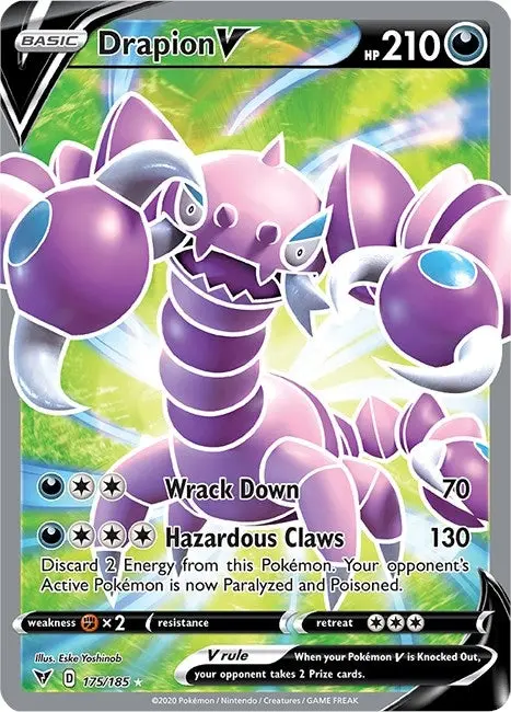Drapion V (Full Art) (175/185) (Swsh04) 1