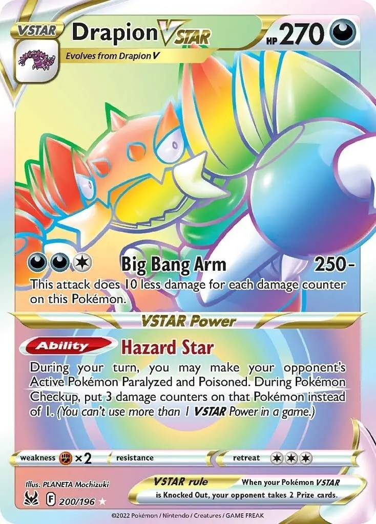 Drapion Vstar (Secret) (200/196) (Swsh11) 1