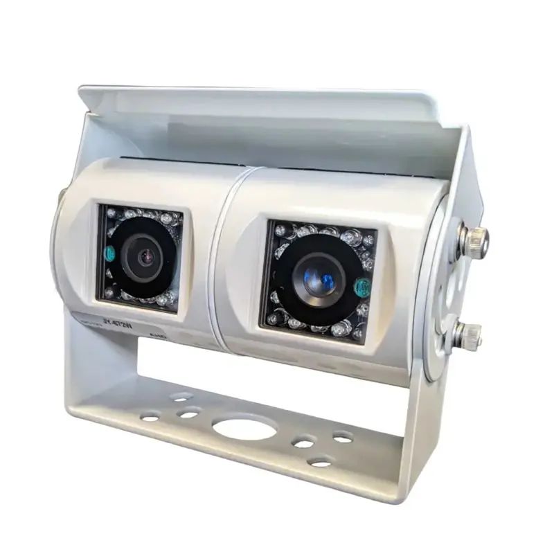 Dual Camera (45/120 Deg Ahd) In White | Rear-View Camera By Safety Dave 1