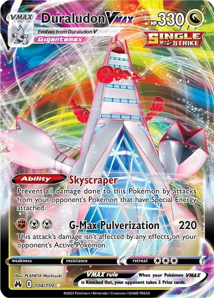 Duraludon Vmax (104/159) (Crz) 1