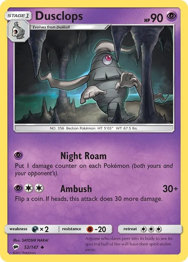 Dusclops (52/147) (Sm03) 1